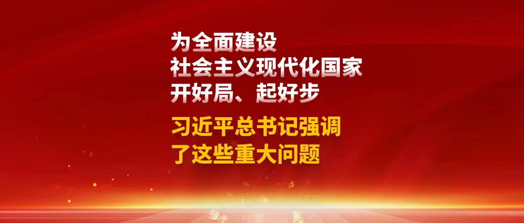 為全面建設(shè)社會(huì)主義現(xiàn)代化國(guó)家開(kāi)好局、起好步，習(xí)近平總書(shū)記強(qiáng)調(diào)了這些重大問(wèn)題